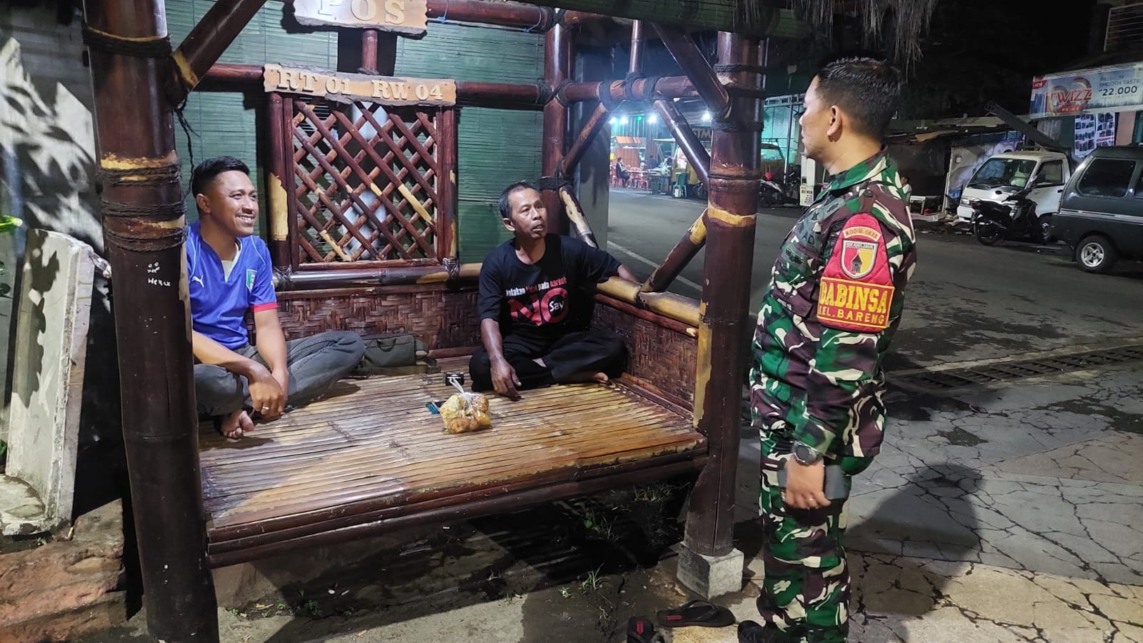 Anjangsana Babinsa Bareng Perkuat Soliditas TNI dan Rakyat