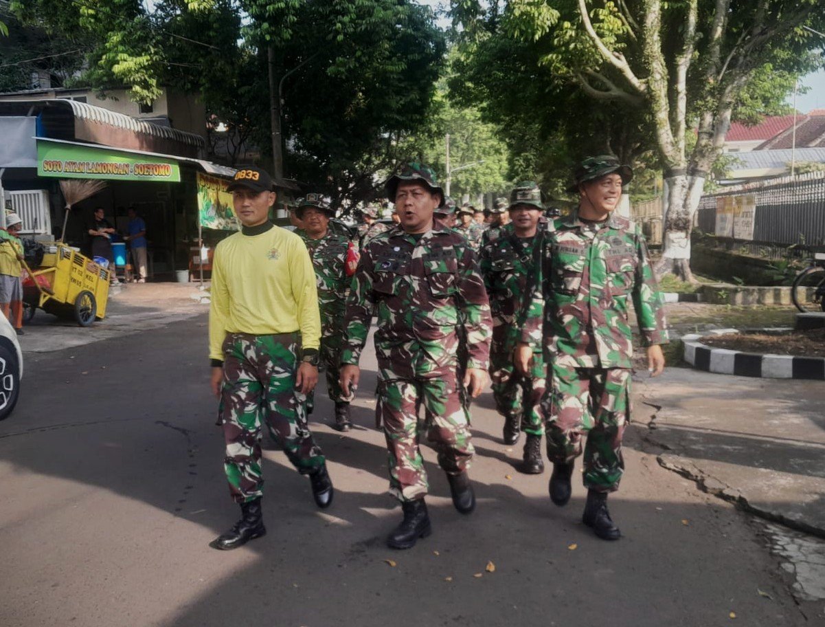 Tingkatkan Kesiapan Prajurit, Kodim 0833 Kota Malang Gelar Latihan Hanmars.