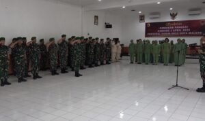 Dandim 0833 Pimpin Upacara Kenaikan Pangkat Bintara Tamtama