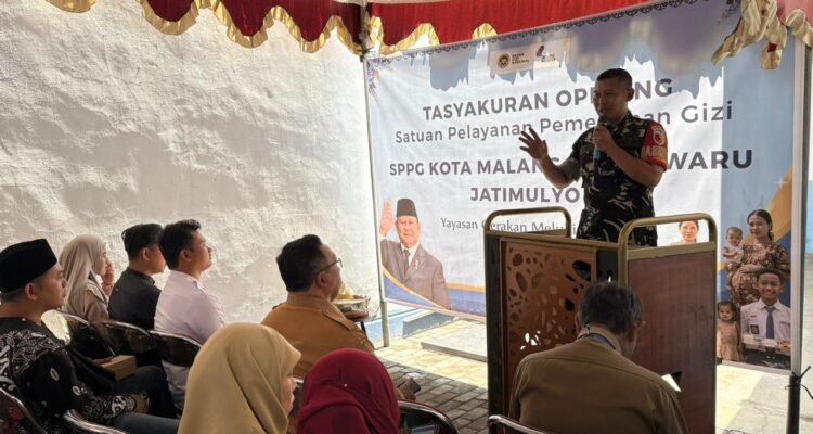 Babinsa Jatimulyo Hadiri Pembukaan Dapur SPPG Jatimulyo 2, Perkuat Kepedulian Sosial