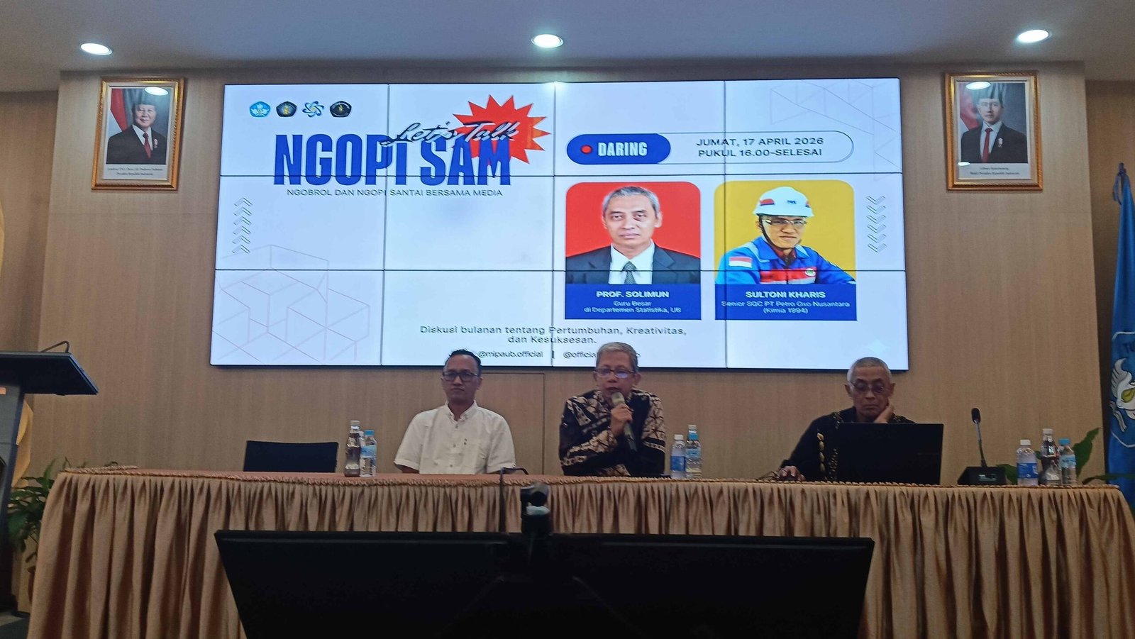 "NGOPISAM FMIPA UB: Dari Laboratorium ke Industri, Alumni Berbagi Inovasi dan Inspirasi