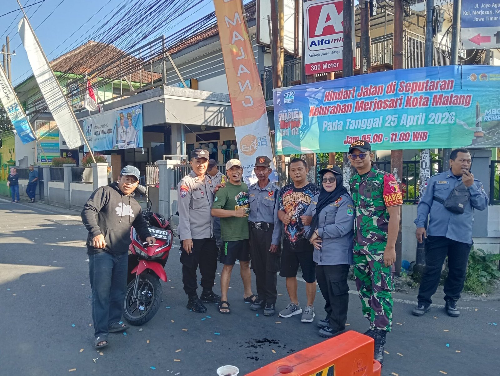 Jaga Kondusivitas, Tiga Pilar Lowokwaru Intensifkan Patroli Wilayah