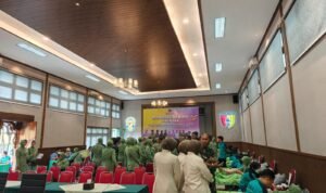 HUT ke-62 Dharma Pertiwi 2026 Persit KCK Cabang XL Dim 0833, Gelar Donor Darah