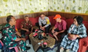 Komsos Tiga Pilar, Babinsa Wonokoyo Petakan Wilayah Rawan Bencana