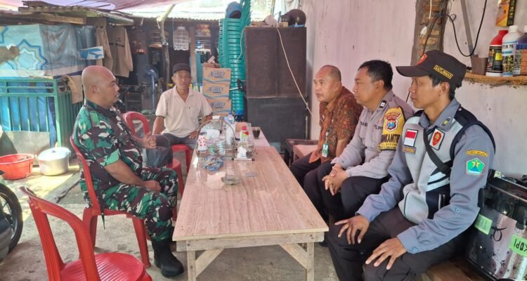 Jelang Pengajian di Kelurahan Buring, Babinsa dan Tiga Pilar Perkuat Koordinasi dengan Warga