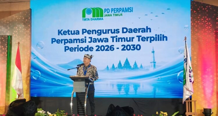 Priyo Sudibyo Cetak Rekor Baru, Pimpin PERPAMSI Jatim dan Siap Gaspol Transformasi BUMD Air Minum
