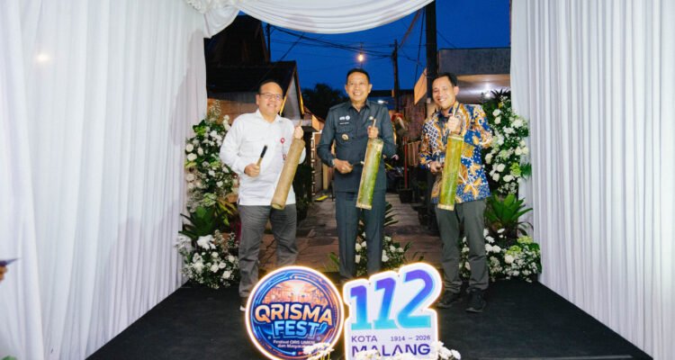 QRISMA FEST 2026 Resmi Dibuka di Kayutangan, Kolaborasi Digital dan Heritage Dorong Ekonomi Kota Malang