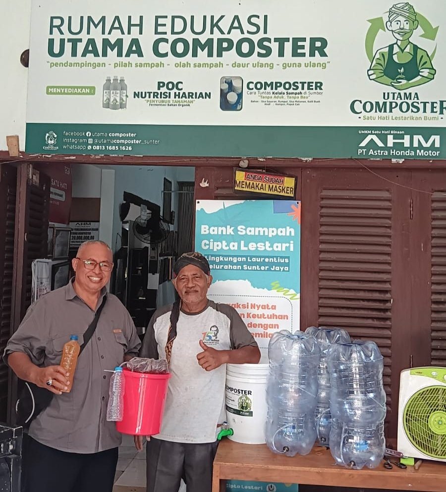 Penerima Kalpataru Asal Ambon Kunjungi Kampung Proklim Sunter, Siap Adopsi Pengelolaan Sampah Berbasis RT