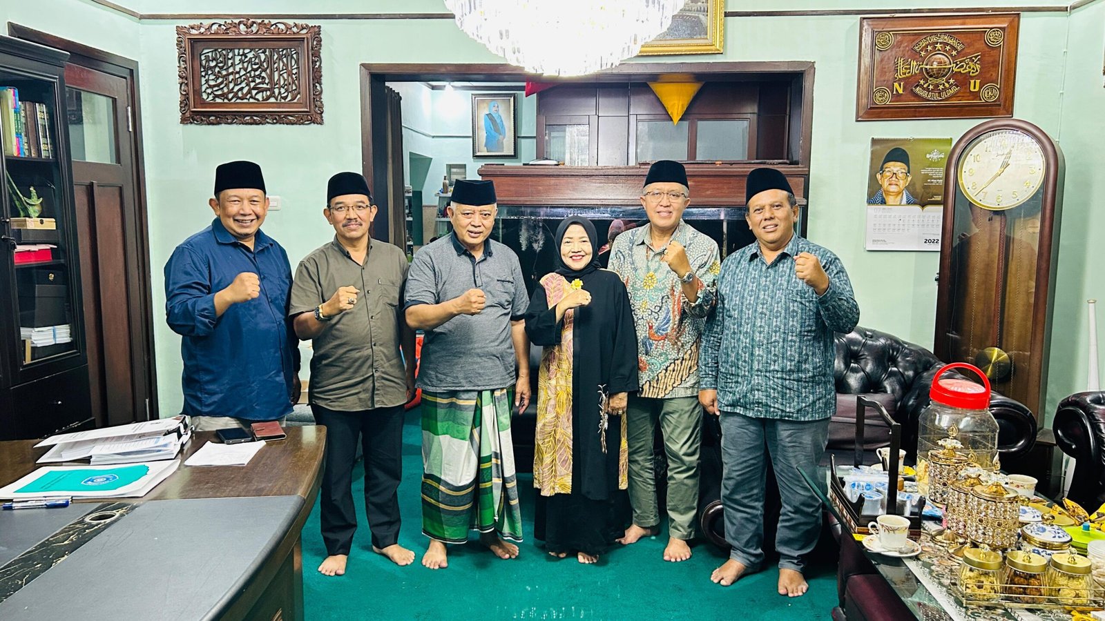 Bantah Isu Retak, Wabup Lathifah Laporkan Hasil Audiensi Wapres ke Bupati Sanusi.(Djoko W)