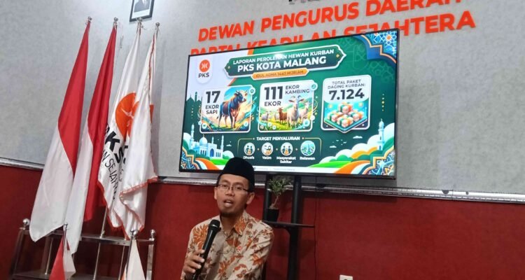 Semangat Berkurban Menguat, PKS Kota Malang Tebar 7.124 Paket Daging hingga Pelosok Kota