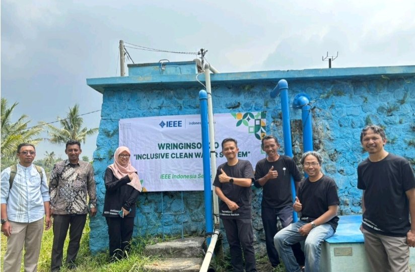 Didukung IEEE Internasional, Tim Polinema Bangun Sistem Air Bersih Cerdas Berbasis IoT di Wringinsongo