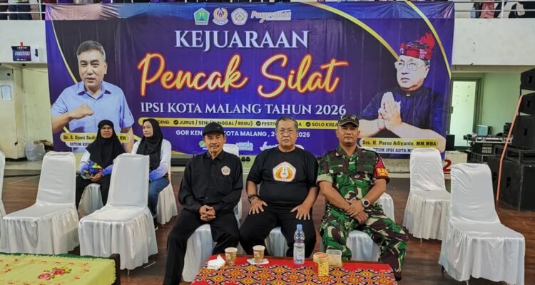 Babinsa Buring Monitoring Kejuaraan Pencak Silat IPSI, Pastikan Aman dan Lancar