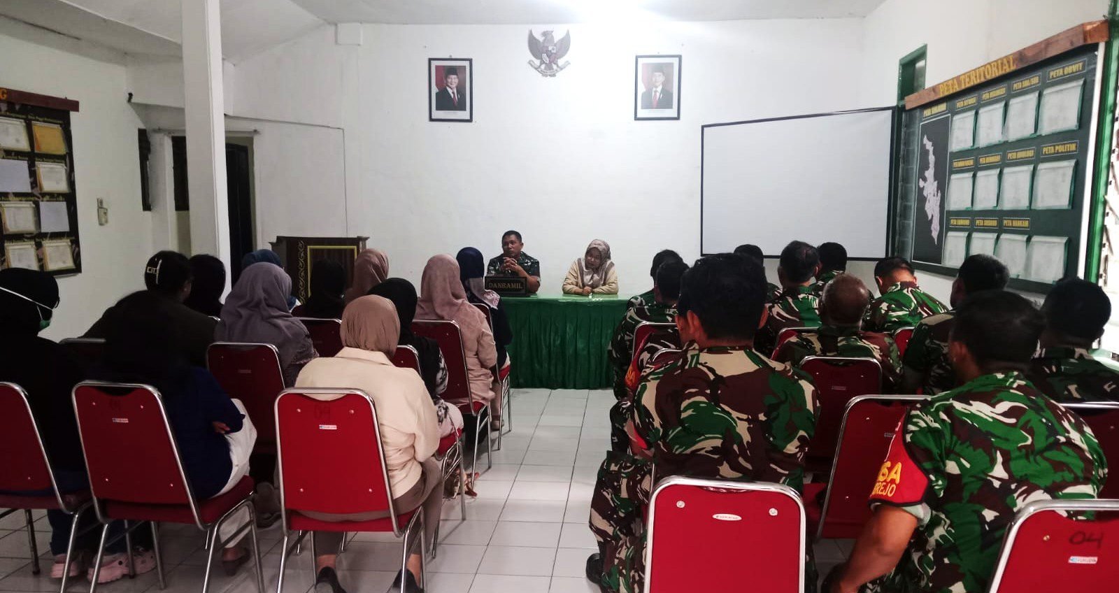 Koramil Sukun Gelar Jam Komandan Bersama Prajurit dan Persit, Perkuat Soliditas dan Dukungan Tugas.