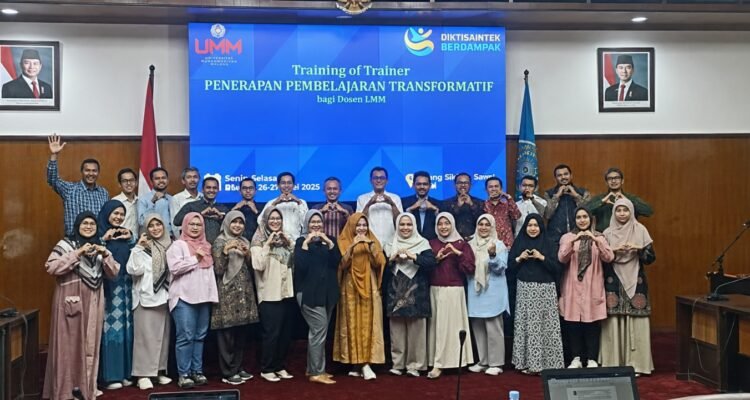 UMM Siapkan Dosen Jadi Agen Perubahan Lewat Pelatihan Pembelajaran Transformatif.