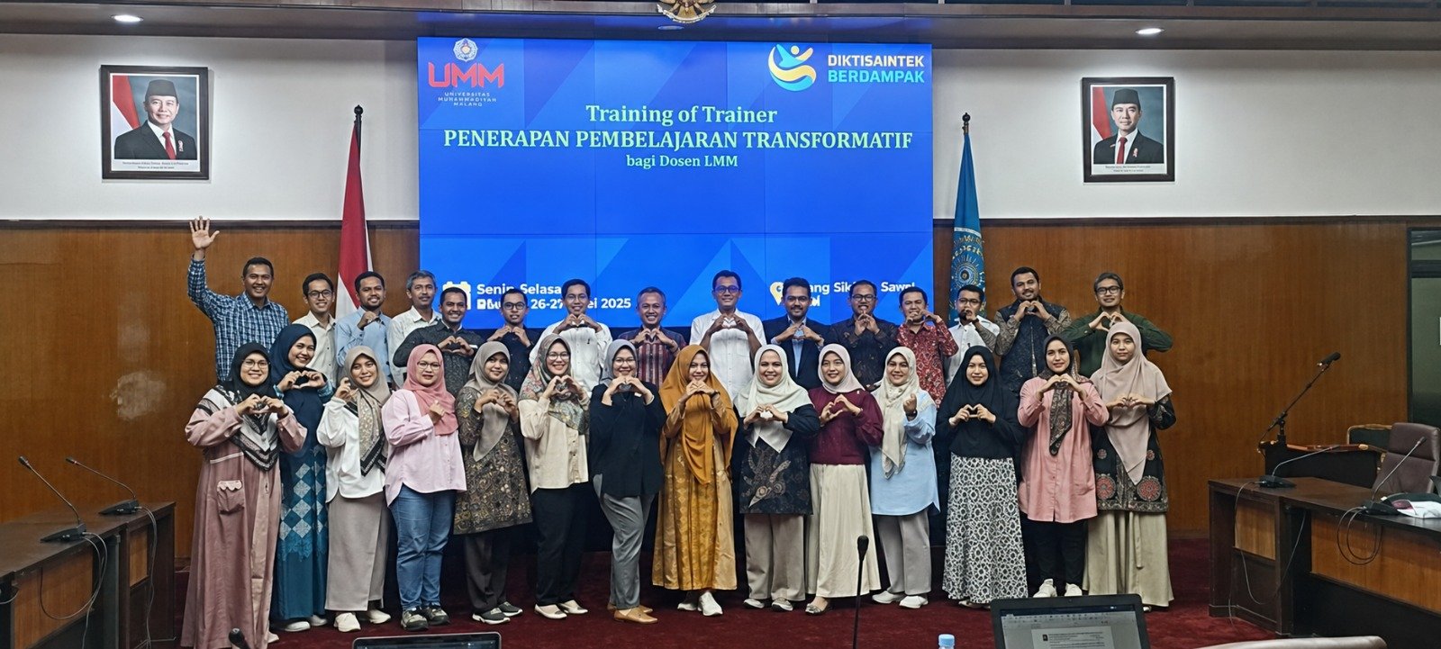 UMM Siapkan Dosen Jadi Agen Perubahan Lewat Pelatihan Pembelajaran Transformatif.