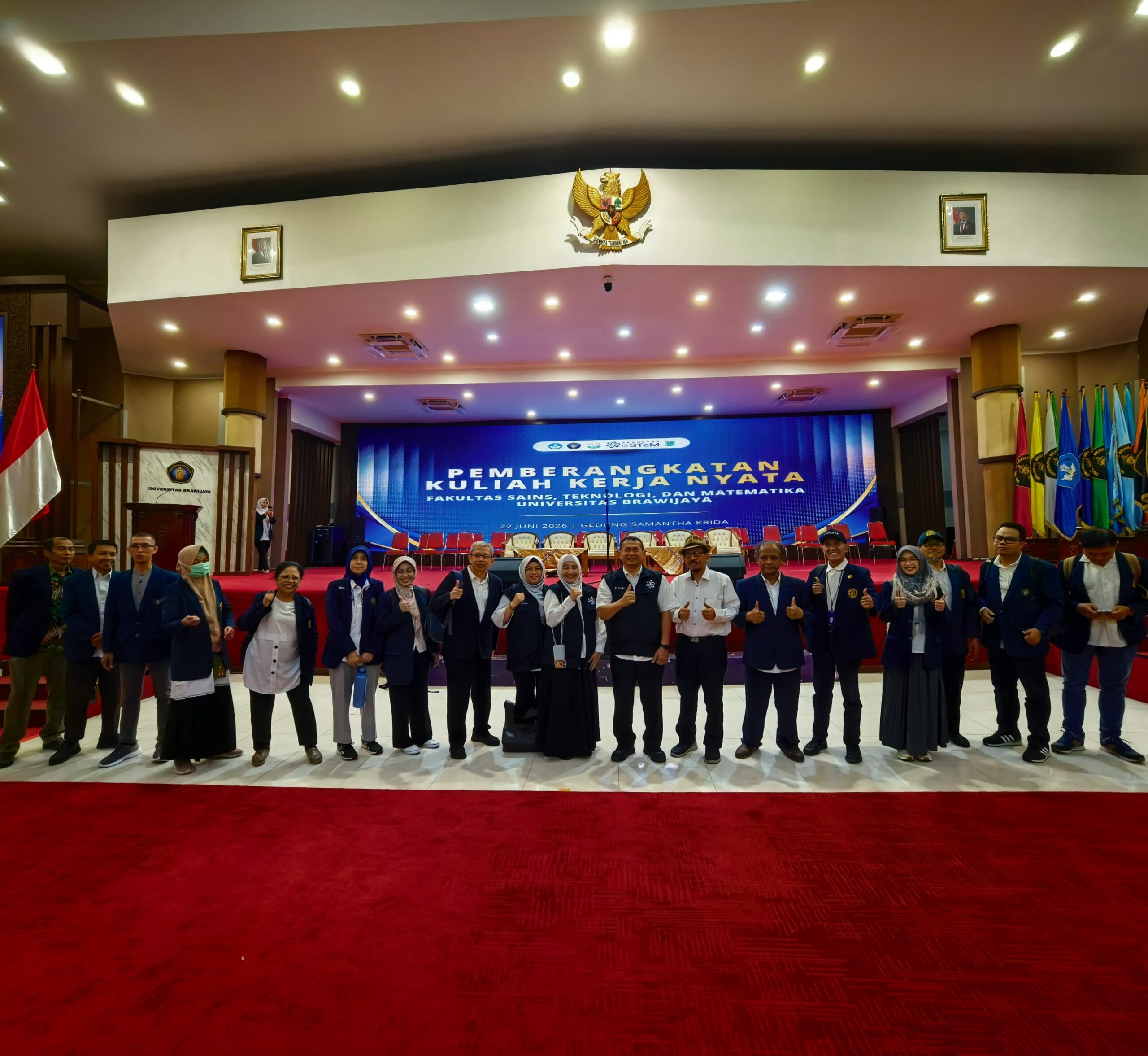 FSTeM UB Berangkatkan 578 Mahasiswa KKN Reguler 2026 ke 40 Desa di Kabupaten Malang