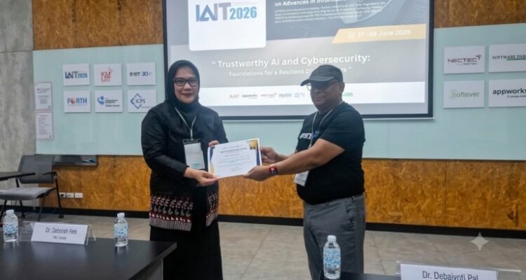 Dua Dosen UB Raih Best Presenter di Konferensi Internasional IAIT 2026 Thailand