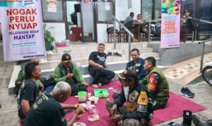 Komsos Humanis Babinsa Sukoharjo Pererat Silaturahmi dan Perkuat Kamtibmas