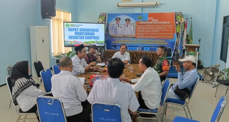 Babinsa Sukun Perkuat Sinergi dengan Perangkat Kelurahan Demi Kondusivitas Wilayah