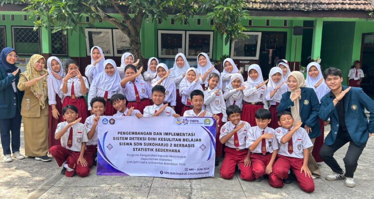 Departeman Statistika UB Kembangkan Sistem Deteksi Dini Kesulitan Belajar Siswa di SDN Sukoharjo 2 Kota Malang