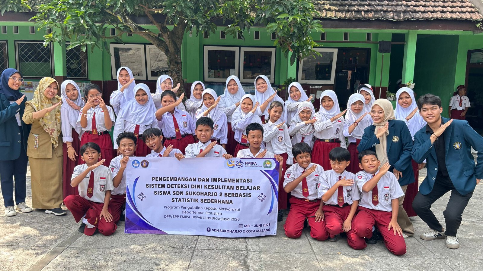 Departeman Statistika UB Kembangkan Sistem Deteksi Dini Kesulitan Belajar Siswa di SDN Sukoharjo 2 Kota Malang