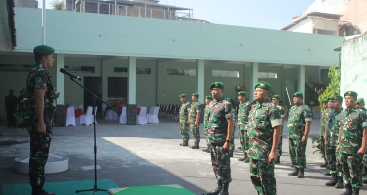 Dandim 0833/Kota Malang Pimpin Sertijab Kasdim, Tekankan Soliditas dan Profesionalisme Satuan