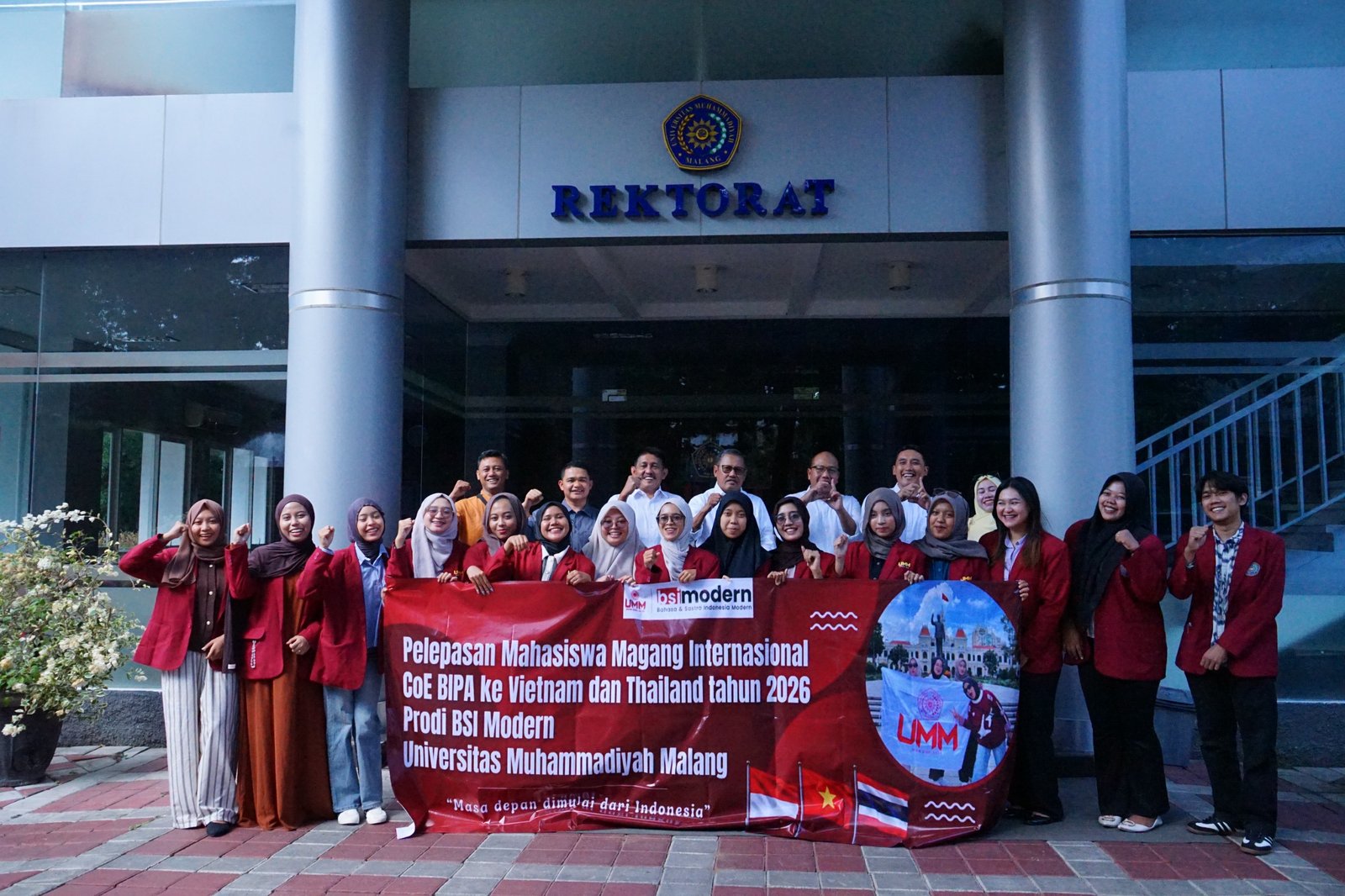 Belasan Mahasiswa CoE BIPA UMM Ditugaskan Mengajar di Vietnam dan Thailand