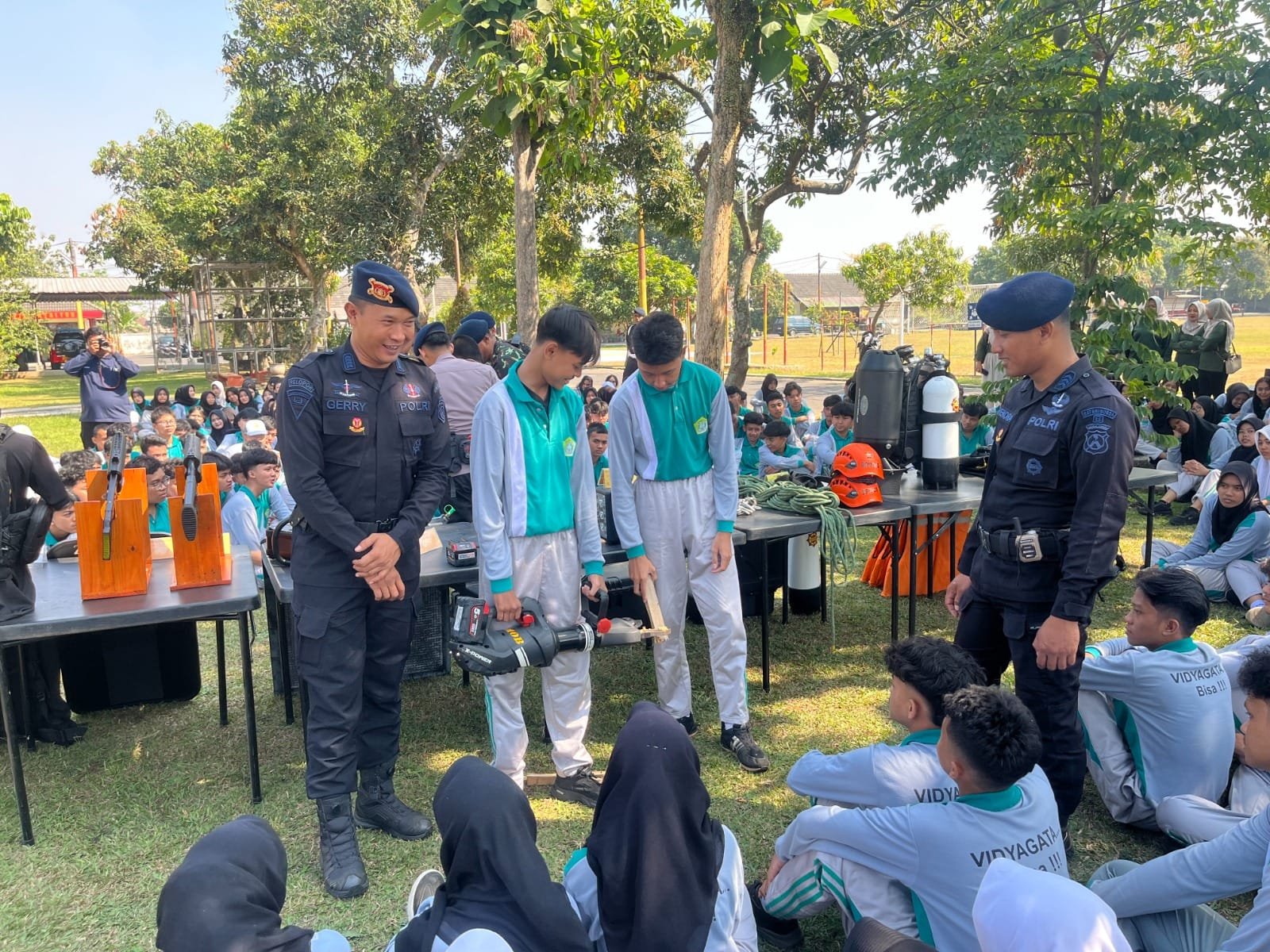 SMAN 6 Kota Malang Tempa Karakter Siswa Lewat Wawasan Kebangsaan di Mako Brimob