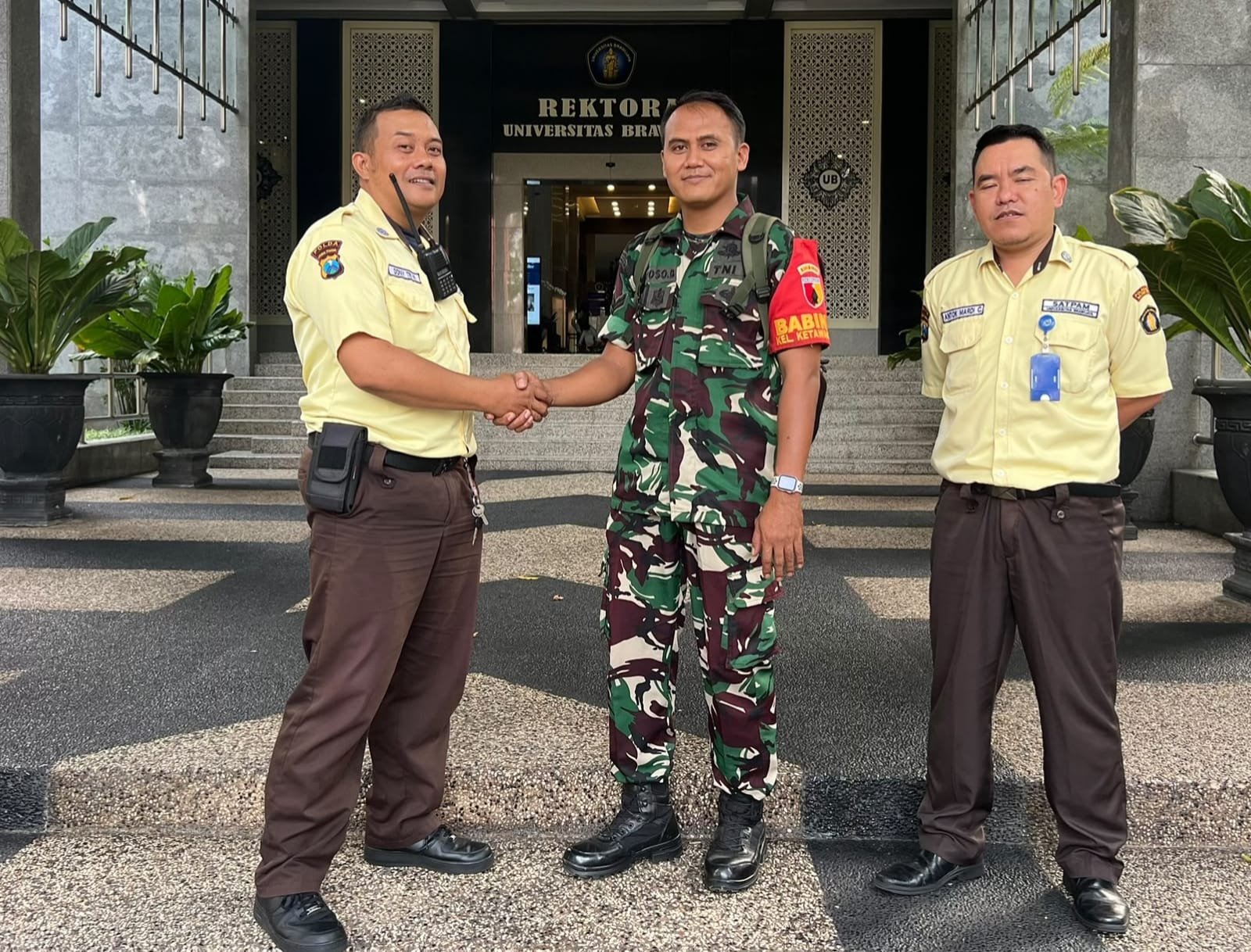 Babinsa Lowokwaru Jalin Silaturahmi, Perkuat Sinergitas dengan Universitas Brawijaya.