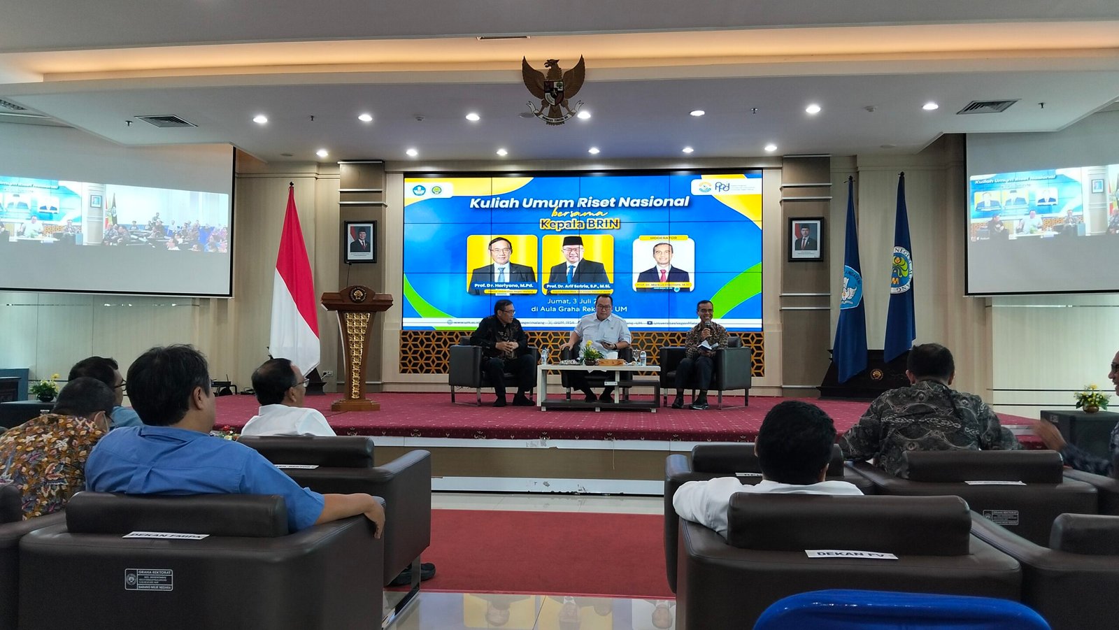 BRIN Gandeng Kampus Percepat Hilirisasi Riset, UM Siap Jadi Motor Inovasi Daerah