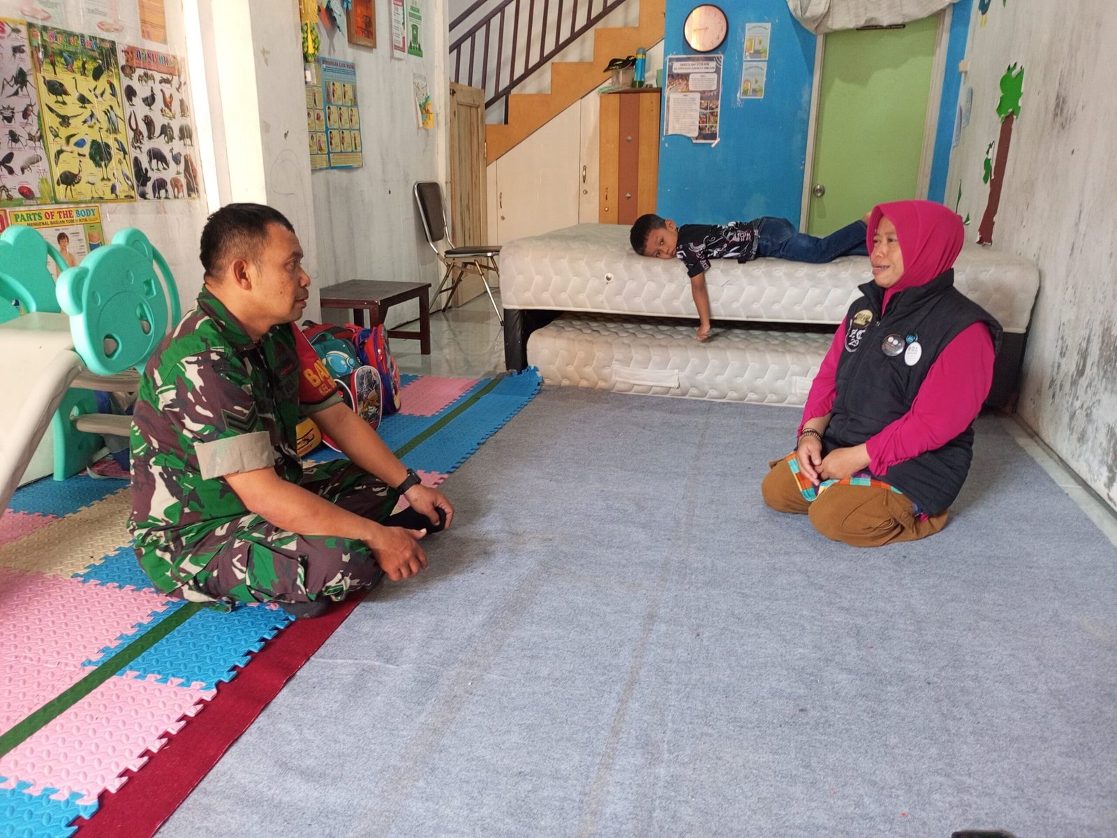 Babinsa Sukun Perkuat Sinergi dengan Komunitas Disabilitas, Ajak Wujudkan Lingkungan Aman dan Inklusif