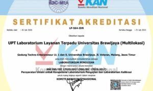Laboratorium Terpadu FTAB UB Raih Akreditasi KAN, Perkuat Mutu Riset dan Layanan Pengujian