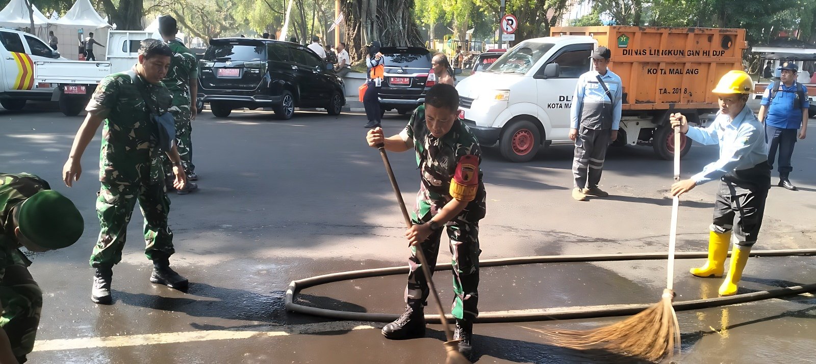 Kodim 0833 Kota Malang Perkuat Semangat Gotong Royong melalui Gerakan Aksi Indonesia ASRI
