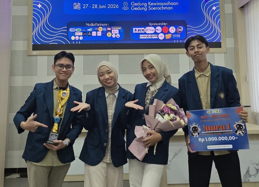 Mahasiswa Sains Data UB Raih Juara 1 National Youth Preneur Festival 2026, Hadirkan Platform Investasi Digital untuk UMKM