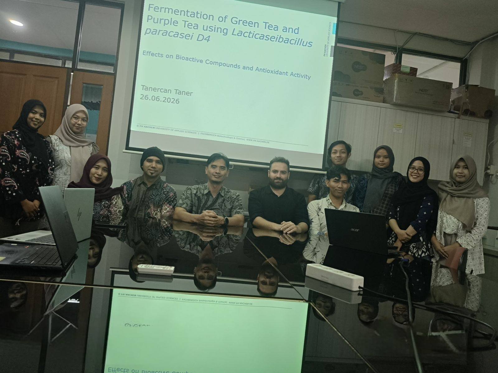 FSTeM UB Jadi Laboratorium Riset Mahasiswa Jerman, Kembangkan Inovasi Fermentasi Teh Fungsional