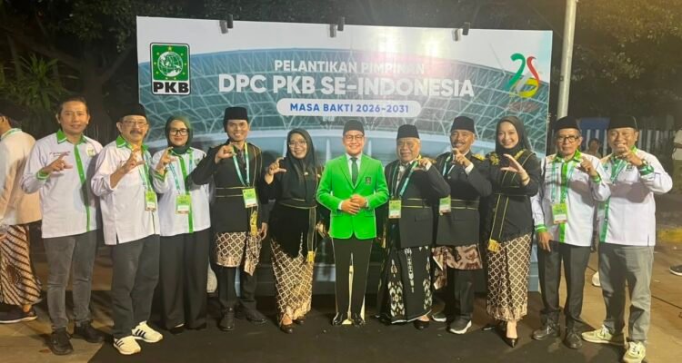 Dilantik Serentak di Kota Tua Jakarta, DPC PKB Kota Malang Siap Tancap Gas Perkuat Konsolidasi hingga Tingkat Ranting