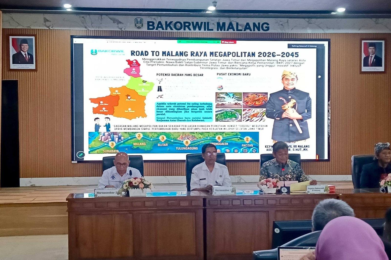 Malang Raya Bidik Pariwisata Terpadu, Bakorwil III Gandeng Industri Hotel dan Restoran Wujudkan Road to Malang Raya Megapolitan.(Djoko W)