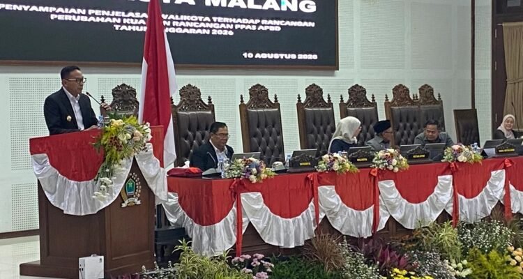 023-Rapat paripurna DPRD Kota Malang APBD Perubahan 2026 Kota Malang
