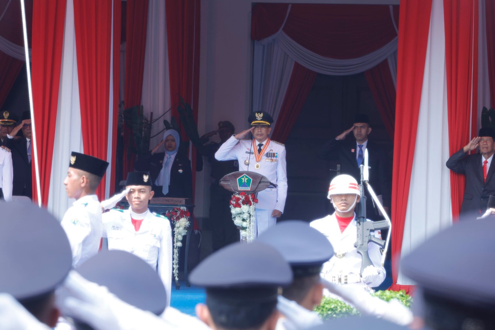 Mengheningkan Cipta untuk NTT, Wali Kota Wahyu Ajak Warga Maknai Kemerdekaan dengan Kepedulian