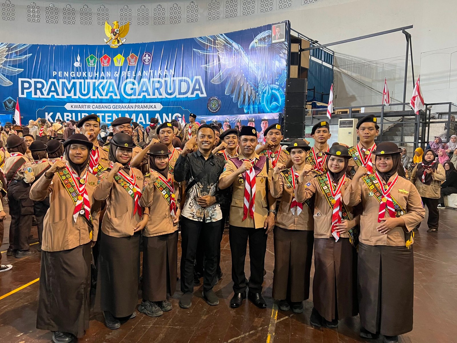 15 Siswa SMAN 1 Turen Resmi Dikukuhkan sebagai Pramuka Garuda, Bukti Pembinaan Karakter Berprestasi