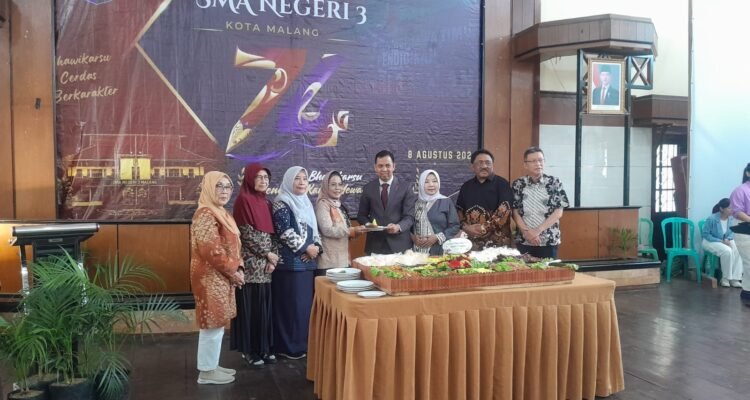 HUT SMAN 3 Malang, Sri Untari Dorong Prestasi Siswa dan Perkuat Benteng Perlindungan di Sekolah