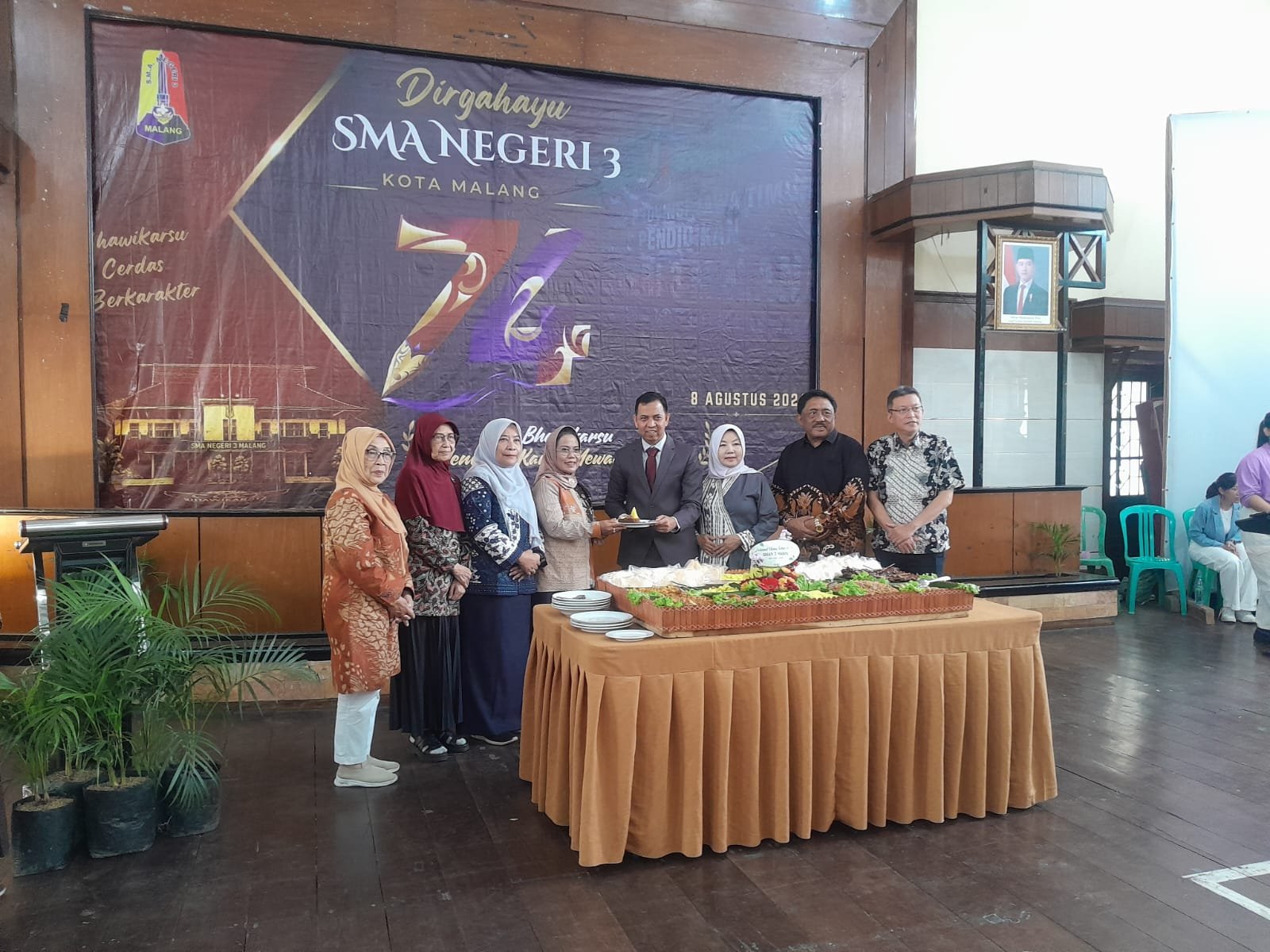 HUT SMAN 3 Malang, Sri Untari Dorong Prestasi Siswa dan Perkuat Benteng Perlindungan di Sekolah