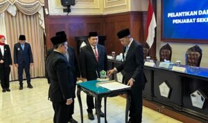 Lantik Pj Sekda, Wahyu Hidayat Titip Lima Pesan: Integritas hingga Kawal Program Prioritas Kota Malang
