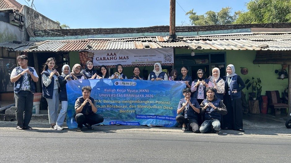 FBiPK UB Rebranding UMKM Carang Mas Punten, Hadirkan Varian Rasa Jeruk