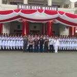 Dandim 0833 Hadiri Pengukuhan Paskibraka Kota Malang.
