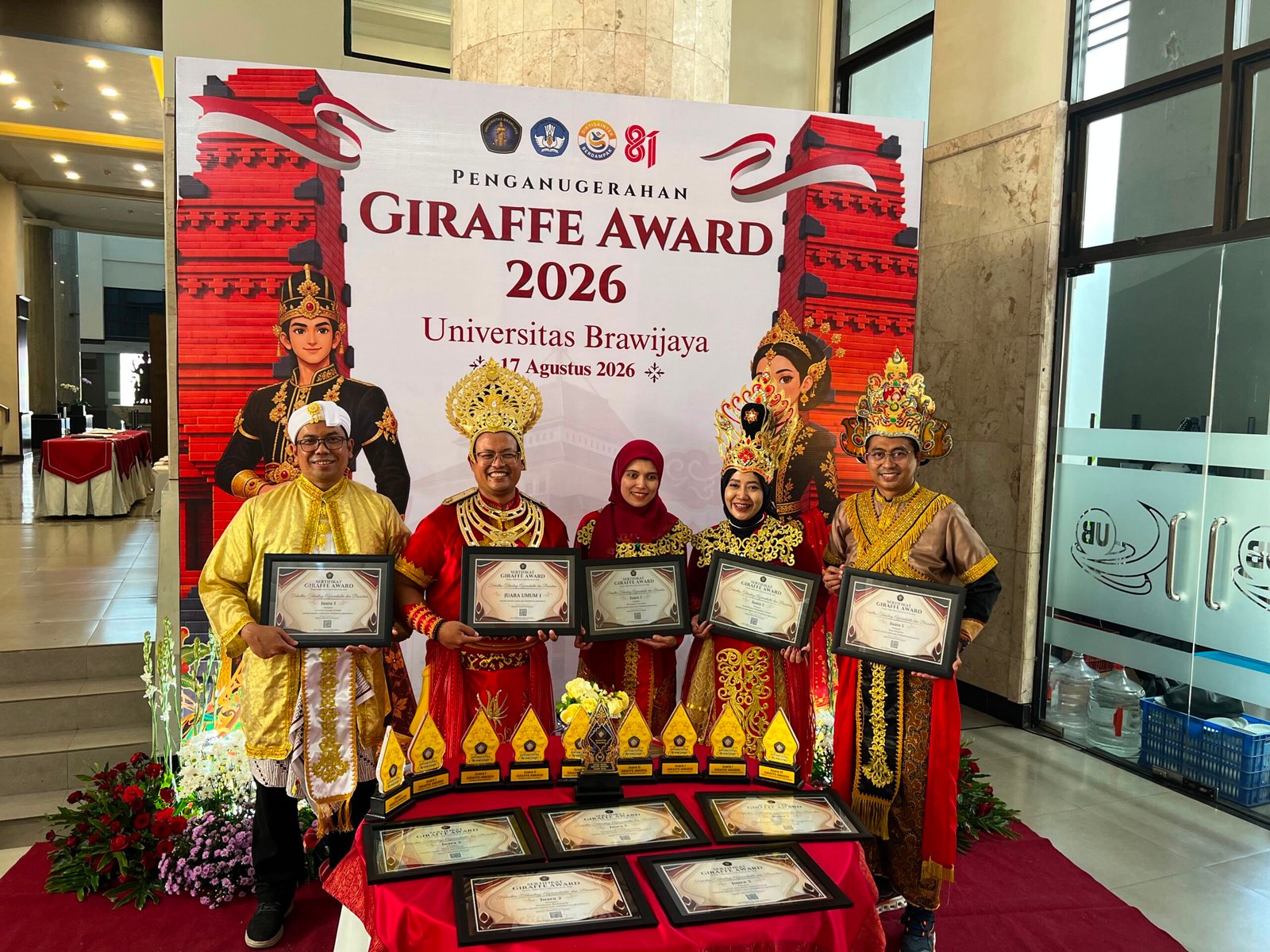 FTAB UB Juara Umum Giraffe Award 2026, Borong Prestasi di Sembilan Kategori
