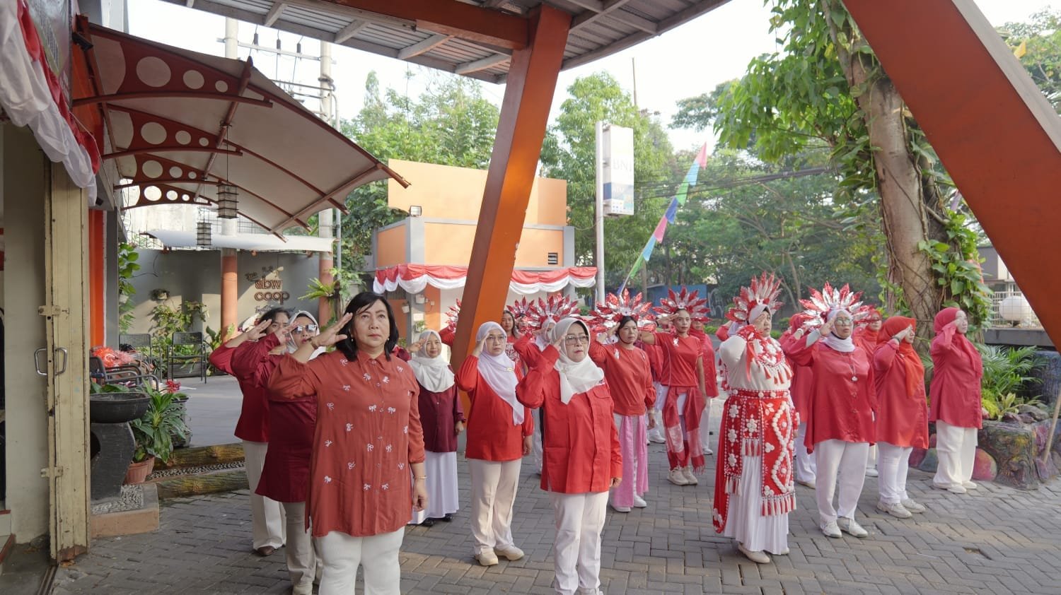 HUT RI ke-81, Kopmen SBW Malang Kobarkan Semangat Kemerdekaan Lewat Kebersamaan.