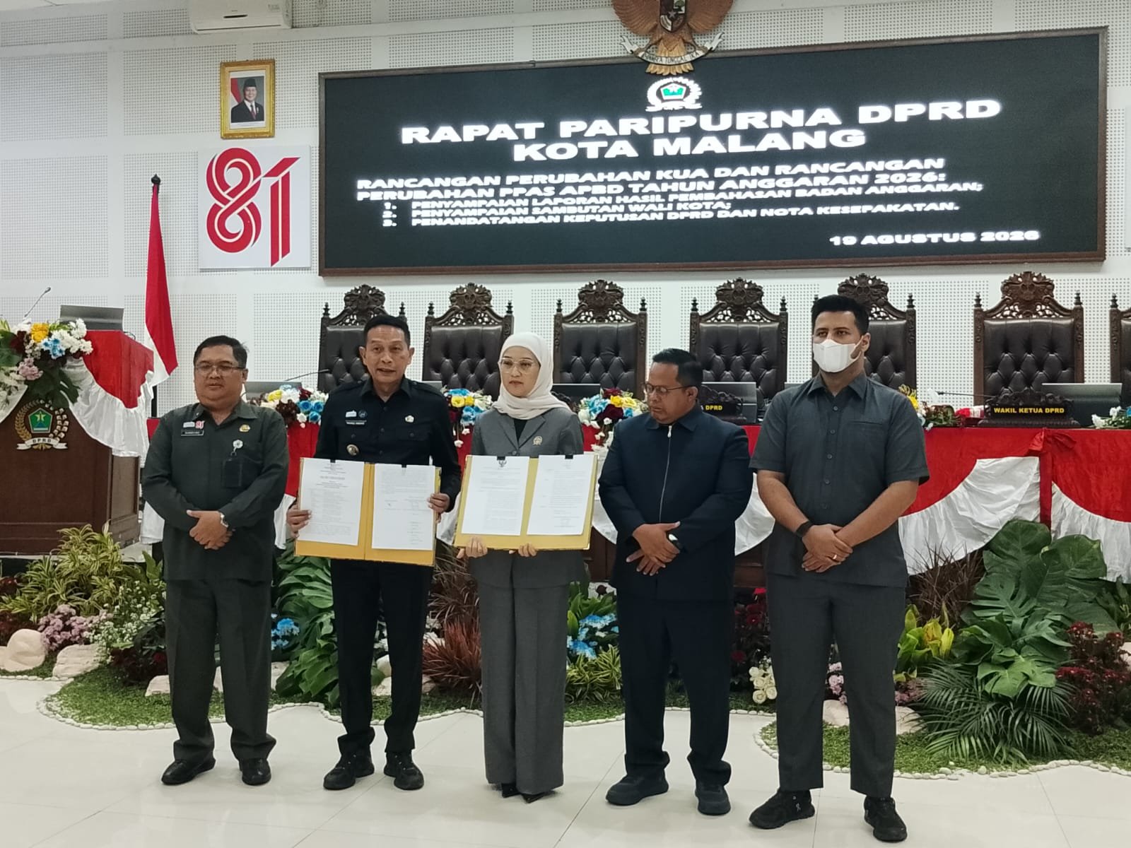Pendapatan Daerah Kota Malang Naik Rp19,32 Miliar Menjadi Rp2,326 Triliun