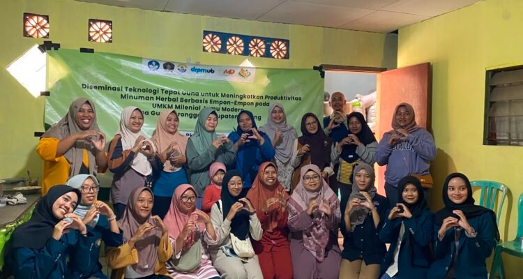 UB Dorong Produktivitas UMKM Jamu Sari Alam dengan Teknologi Tepat Guna