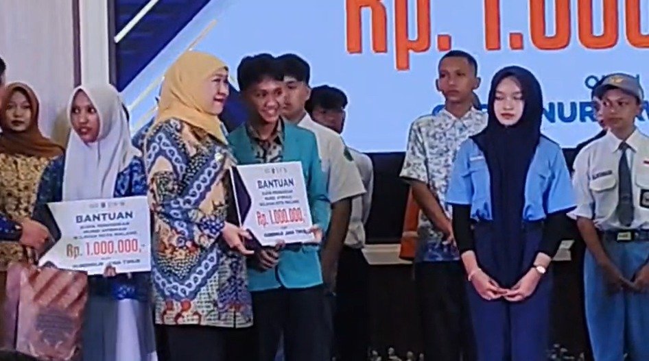 Bantuan Pendidikan Pemprov Jatim Jadi Penyemangat Siswa SMAN 6 Malang